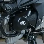 Couvre-carter gauche R&amp;G RACING noir Kawasaki Z800