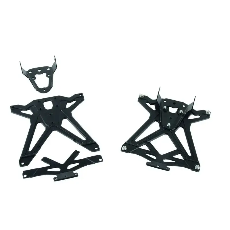 Support de plaque réglable LIGHTECH noir Yamaha YZF-R6 (clignotants origine)