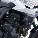 Tampons de protection R&amp;G RACING Aero noir Triumph Tiger 1050 Sport