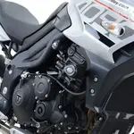 Tampons de protection R&amp;G RACING Aero noir Triumph Tiger 1050 Sport