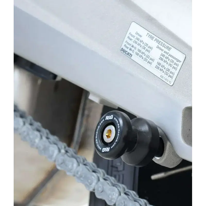 Pions de bras oscillant R&G RACING noir Ducati Multistrada Enduro