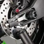 Protections fourche et bras oscillant (axe de roue) LIGHTECH noir Suzuki GSX-R1000 - ARSU103NER