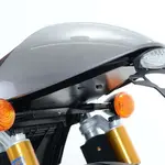 Support de plaque R&amp;G RACING noir Triumph Thruxton/Thruxton R