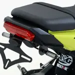 Support de plaque R&amp;G RACING noir compatible micro clignotants Honda MSX125