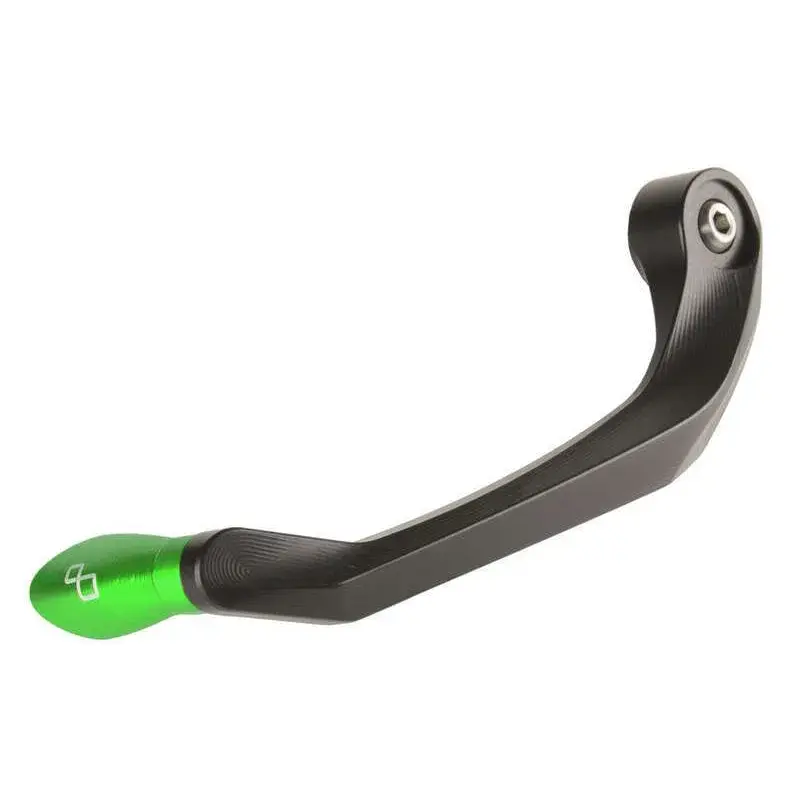 Protection de levier d'embrayage LIGHTECH 153mm alu noir/vert