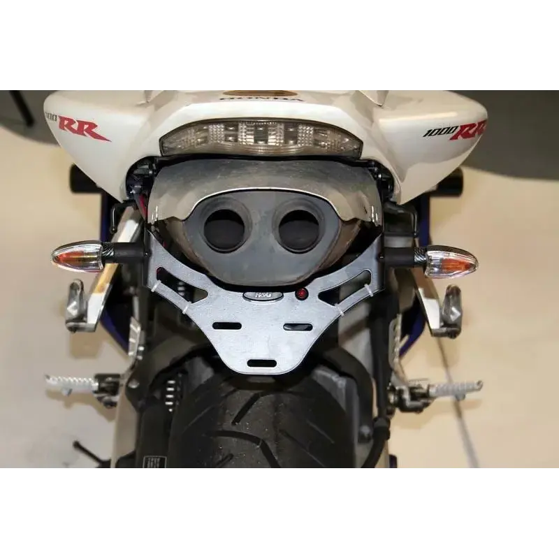 Support de plaque R&G RACING noir Honda CBR600RR/1000RR Fireblade