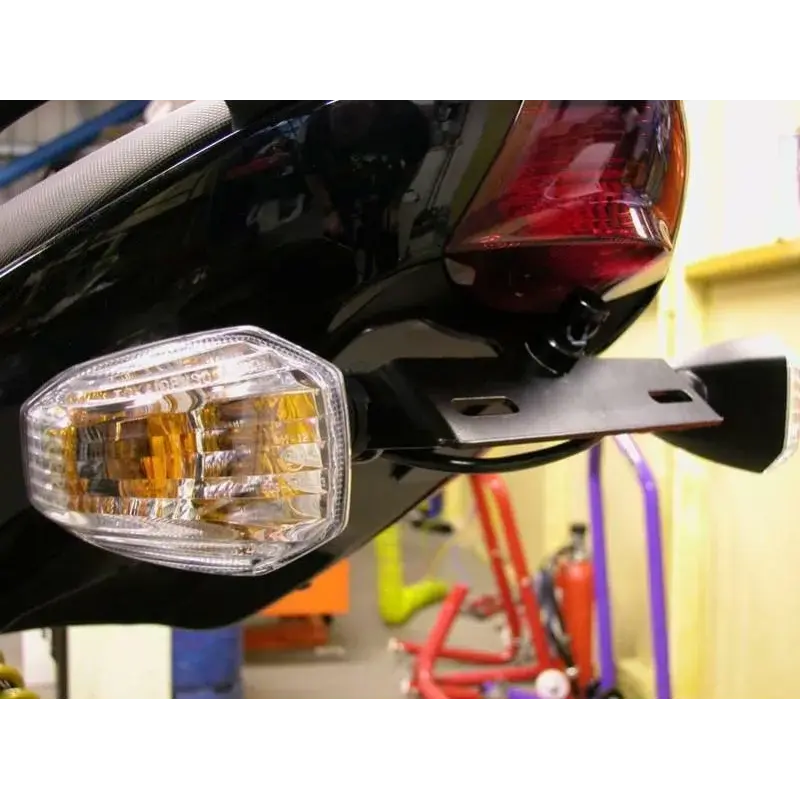 Support de plaque R&G RACING noir Kawasaki ER-6 F/N