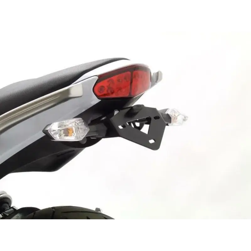 Support de plaque R&G RACING noir Kawasaki ER-6 F/N