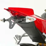 Support de plaque R&amp;G RACING noir Aprilia