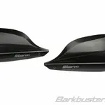 Kit protège mains BARKBUSTERS Storm point d&#039;attache simple embout du guidon creux noir