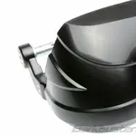 Kit protège mains BARKBUSTERS Storm point d&#039;attache simple embout du guidon creux noir