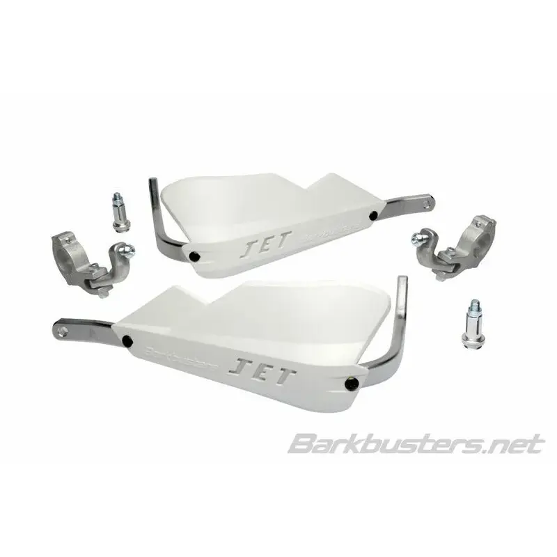 Kit protège-mains BARKBUSTERS Jet montage 2 pointsguidon Ø28,6mm blanc