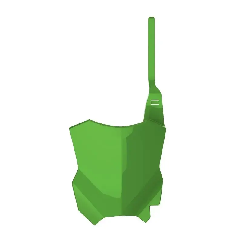 Plaque numéro frontale POLISPORT vert Kawasaki KX125/250