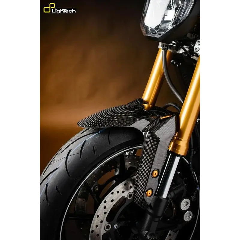 Garde boue avant LIGHTECH carbone brillant Yamaha Mt-09