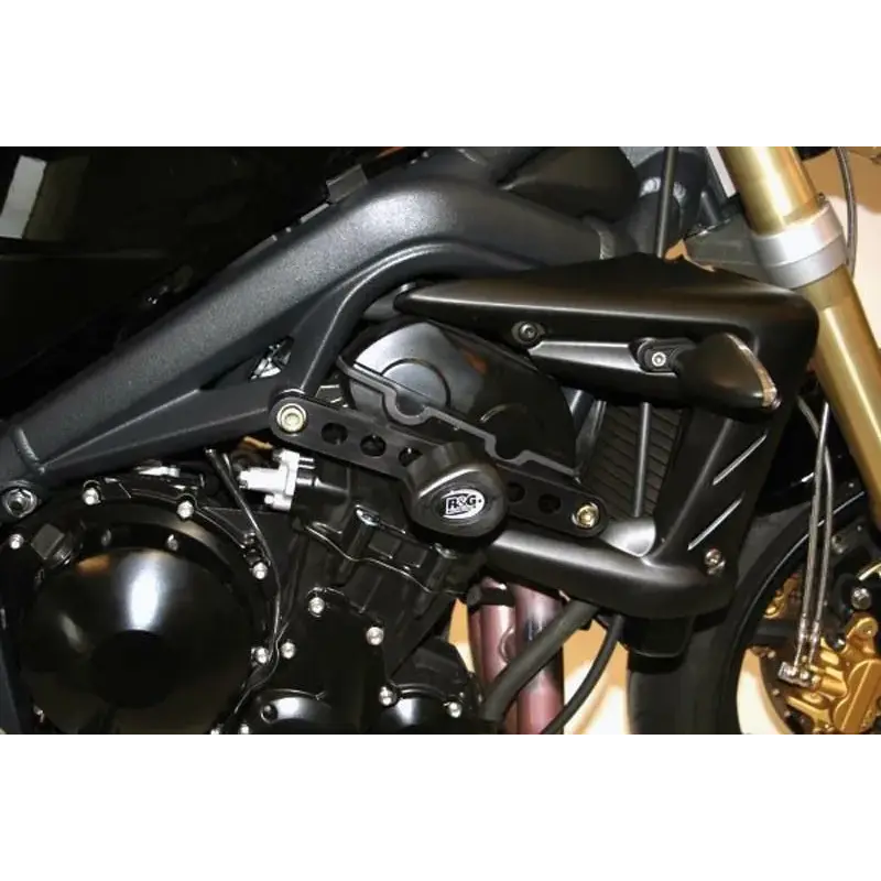 Tampons de protection R&G RACING Aero noir Triumph Street Triple/R 675