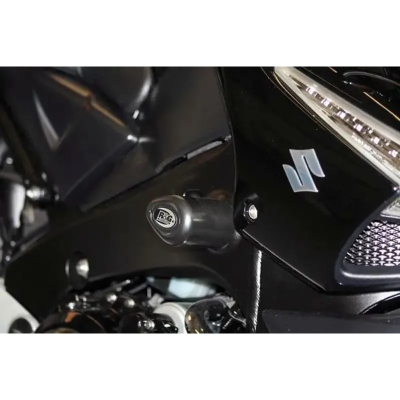 Tampons de protection R&G RACING Aero noir Suzuki GSX1340 B-King