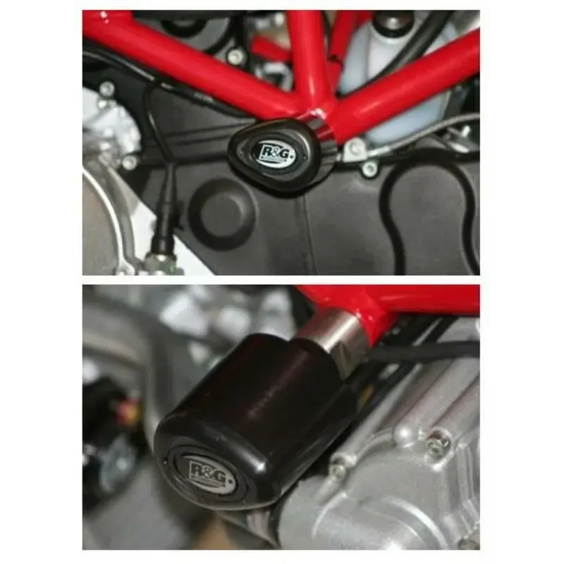 Tampons de protection R&G RACING Aero noir Ducati