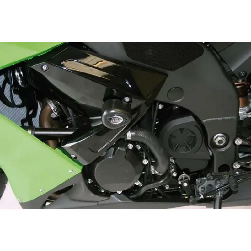 Tampons de protection R&G RACING Aero noir Kawasaki ZX10R