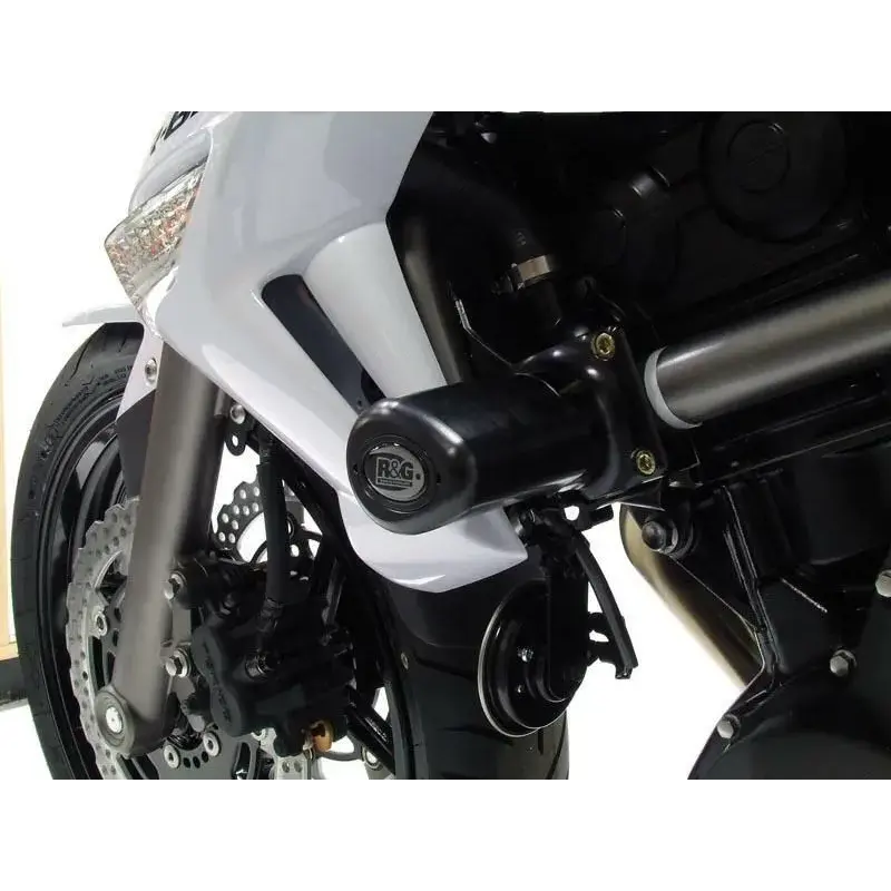 Tampons de protection R&G RACING Aero noir Kawasaki ER-6 N