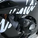 Kit tampons de protection R&amp;G RACING Aero noir Kawasaki ZX-R10