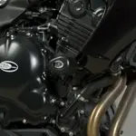 Tampons de protection R&amp;G RACING Aero noir Kawasaki ER-6 N