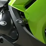 Tampons de protection R&amp;G RACING Aero noir Kawasaki ER6-F