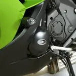 Tampons de protection R&amp;G RACING Aero noir Kawasaki ER6-F