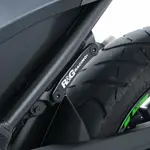Cache-orifice repose-pieds arrière R&amp;G RACING gauche noir Kawasaki