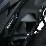 Cache-orifice repose-pieds arrière R&amp;G RACING gauche noir Kawasaki