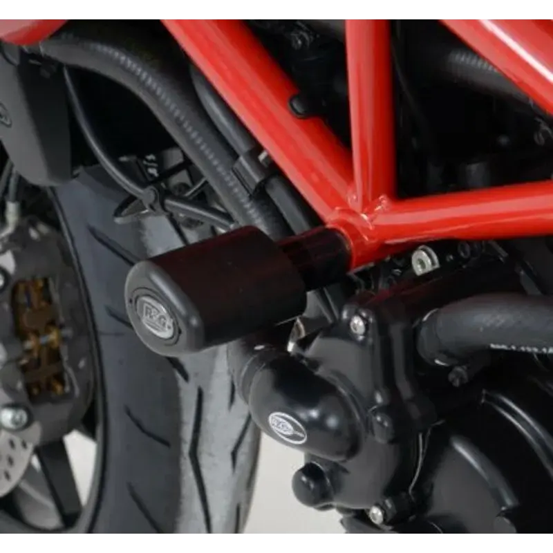 Tampons de protection R&G RACING Aero noir Ducati Hypermotard/Hyperstrada 939