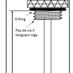 Jauge de température d&#039;huile V PARTS Ø 30x1,5x25