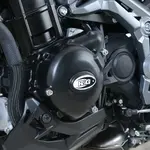 Couvre-carter gauche R&amp;G RACING noir Kawasaki Z900