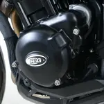 Couvre-carter gauche R&amp;G RACING noir Kawasaki Z900