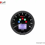 Compteur multifonctions KOSO Neo Retro 64mm TNT noir