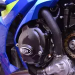 Couvre-carter gauche R&amp;G RACING noir Suzuki GSX-R1000