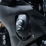 Couvre-carter gauche R&amp;G RACING Race Series noir Yamaha YZF-R6