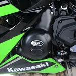 Couvre-carter gauche R&amp;G RACING noir Kawasaki Z650