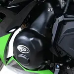 Couvre-carter gauche R&amp;G RACING noir Kawasaki Z650