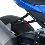 Patte de fixation de silencieux R&amp;G RACING noir Suzuki GSX-R1000