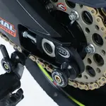 Pions de bras oscillant avec platine R&amp;G RACING noir Suzuki GSX-R1000