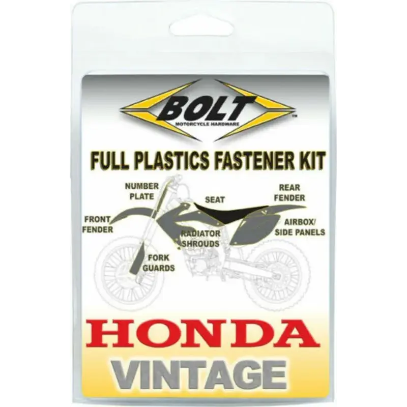 Kit vis plastiques BOLT Honda CR125R