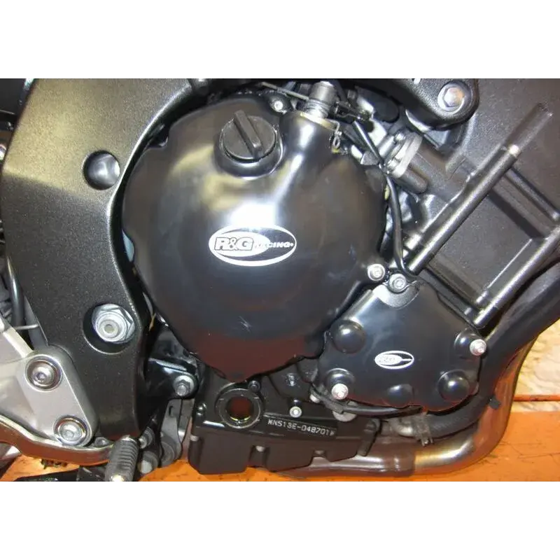 Couvre-carter droit R&G RACING noir Yamaha FZ8