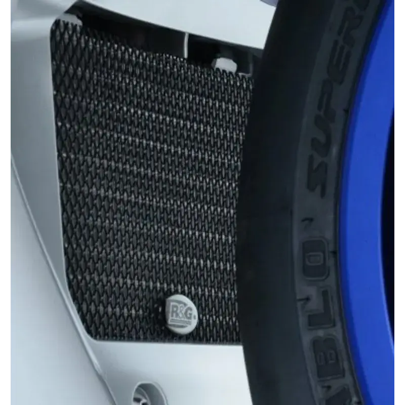 Protection de radiateur d'huile R&G RACING noir Yamaha YZF-R1
