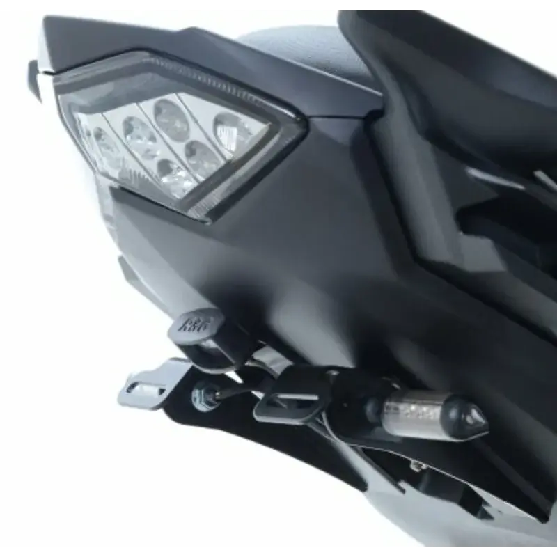Support de plaque noir R&G RACING Kawasaki KLE 650 VERSYS