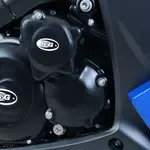 Couvres-carter droit (démareur &amp; pompe à eau) R&amp;G RACING noir Suzuki GSX1000S