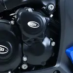 Couvres-carter droit (démareur &amp; pompe à eau) R&amp;G RACING noir Suzuki GSX1000S