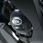 Couvre carter R&amp;G RACING Race Series gauche (alternateur) noir Kawasaki ZX10R