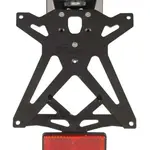 Support de plaque réglable LIGHTECH noir Honda X-Adv