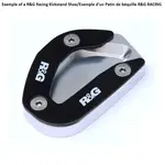 Patin de béquille latérale R&amp;G RACING argent BMW R1200RT