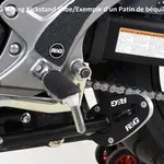 Patin de béquille latérale R&amp;G RACING argent BMW R1200RT